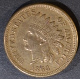 1863 INDIAN CENT  ORIGINAL AU  NICE