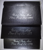 1996, 97 & 98 U.S. SILVER PROOF SETS