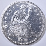 1860-O SEATED LIBERTY DOLLAR CH BU