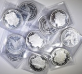 10-ONE Oz .999 SILVER MORGAN DOLLAR REPLICAS