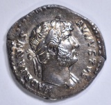 117-138 AD SILVER DENARIUS  EMPEROR HADRIAN ROME