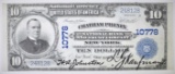 1902 $10 NATIONAL CURRENCY