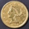 1904 $2.5 GOLD LIBERTY  CH BU