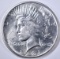 1921 PEACE DOLLAR  CH BU