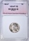 1943-P SILVER JEFF. NICKEL WHSG SUPERB GEM BU FS