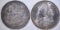 1888-O BU & 1890 XF MORGAN DOLLARS