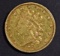 1838-C $5 GOLD LIBERTY XF MARK ON REV