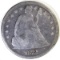 1872 SEATED DOLLAR, GOOD+