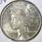 1934-D PEACE DOLLAR, CH BU