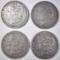 4 MORGAN DOLLARS 1888-O, 91-O, 99-O, 1900-O