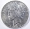 1927-S PEACE DOLLAR  AU/BU