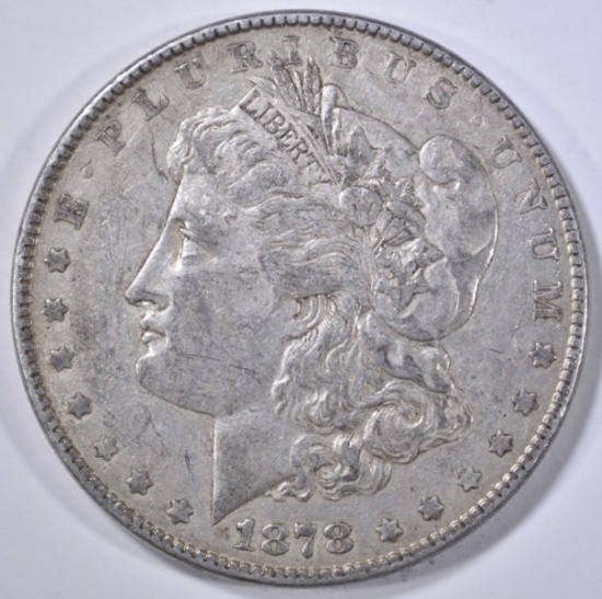 1878 7TF MORGAN DOLLAR, XF