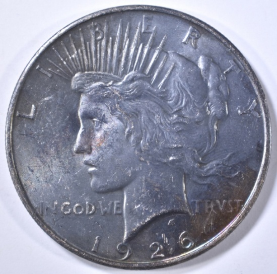 1926-D PEACE DOLLAR CH BU TONED