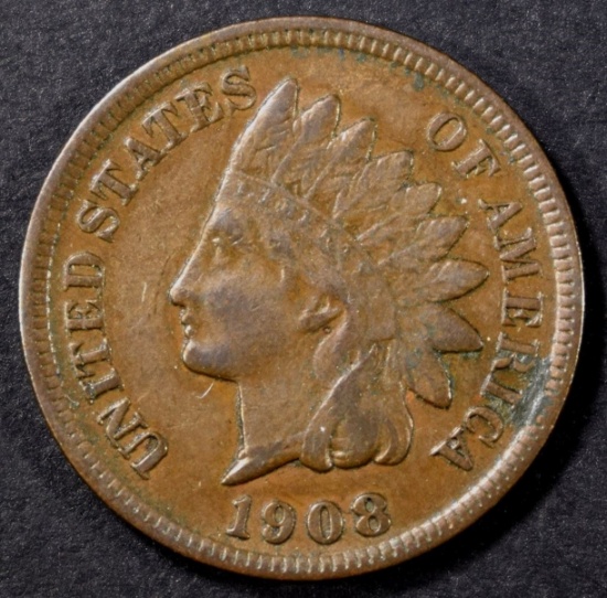 1908-S INDIAN CENT XF