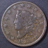 1828 LARGE CENT  VF/XF