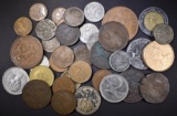 MISC. FOREIGN COINS MANY OLDER