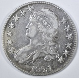 1821 BUST HALF DOLLAR XF