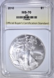 2010 AMERICAN SILVER EAGLE OBCS