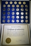 BU KENNEDY HALF DOLLAR SET IN DISPLAY BOX