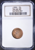 1896 INDIAN CENT  NGC MS-64 RD