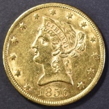 1856 $10 GOLD CH BU