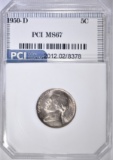 1950-D JEFFERSON NICKEL, PCI SUPERB GEM BU