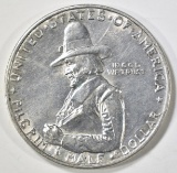 1920 PILGRIM COMMEM HALF DOLLAR, GEM BU