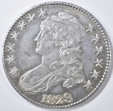 1828 BUST HALF DOLLAR  AU/BU