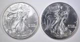 1999 & 2000 AMERICAN SILVER EAGLES