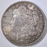 1904-O MORGAN DOLLAR CH BU TONED