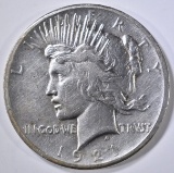 1921 PEACE DOLLAR AU CLEANED