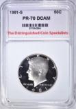 1981-S KENNEDY HALF TDCS PERFECT GEM PR DCAM