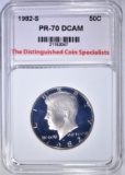 1982-S KENNEDY HALF TDCS PERFECT GEM PF DCAM