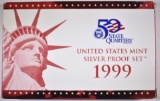 1999 U.S. SILVER PROOF SET IN ORIG PACKAGING