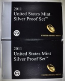 2-2011 U.S. SILVER PROOF SETS ORIG PACKAGING