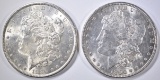 2 1896 MORGAN DOLLARS CH BU