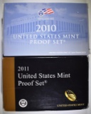 2010 & 2011 U.S. PROOF SETS ORIG PACKAGING