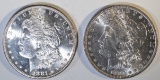 1881-S & 83-O MORGAN DOLLARS CH BU