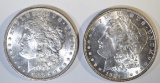 1885-O & 87 MORGAN DOLLARS CH BU