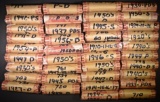 38 ROLLS OF WHEAT CENTS  VARIOUS DATES