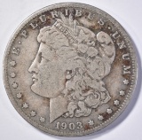 1903-S MORGAN DOLLAR   F