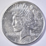 1924-S PEACE DOLLAR  AU