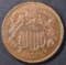 1865 2 CENT  CH BU RB