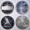 MODERN COMMEM SILVER DOLLARS: