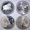 MODERN COMMEM SILVER DOLLARS: