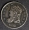 1829 BUST HALF DIME, AU+ SEMI-PL SURFACES