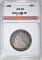 1868 SEATED HALF DOLLAR, AGP CH BU