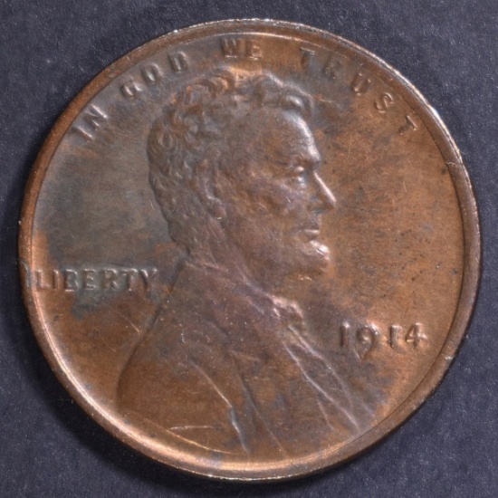 1914 LINCOLN CENT CH BU BN