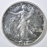 1942 WALKING LIBERTY HALF DOLLAR  GEM PROOF