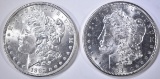 1881-S & 87 MORGAN DOLLARS CH BU